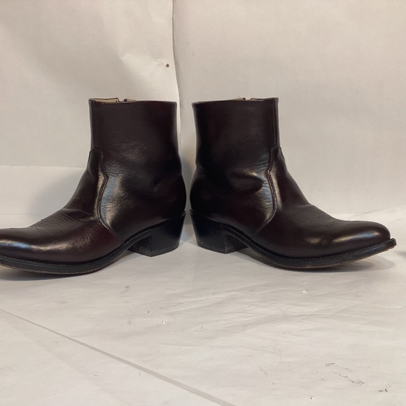 Durango leather side zip western boots men’s size 8 1/2  Cordovan - Picture 5 of 8